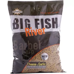 AMORCE DYNAMITE BAITS BIG FISH RIVER FEED PELLETS CHEESE & GARLIC