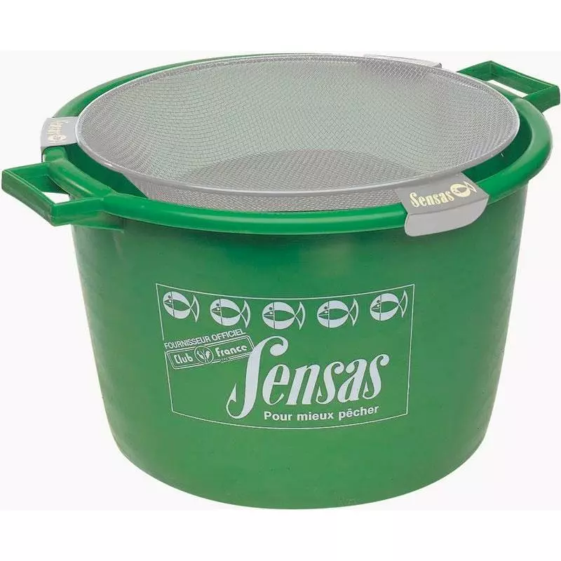 BASSINE A AMORCE SENSAS 40L 1 BASSINE A AMORCE SENSAS 40L