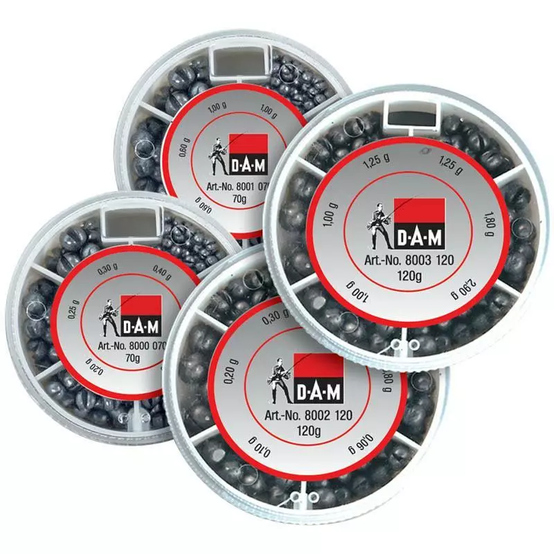 BOITE ASSORTIMENT PLOMBS FENDUS DAM 1 BOITE ASSORTIMENT PLOMBS FENDUS DAM