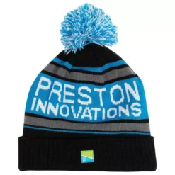 BONNET HOMME PRESTON INNOVATIONS WATER PROOF BOBBLE HAT - NOIR/BLEU