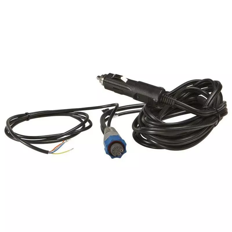 CABLE D ALIMENTATION ALLUME CIGARE 12V LOWRANCE PRISES BLEUES 1 CABLE D ALIMENTATION ALLUME CIGARE 12V LOWRANCE PRISES BLEUES