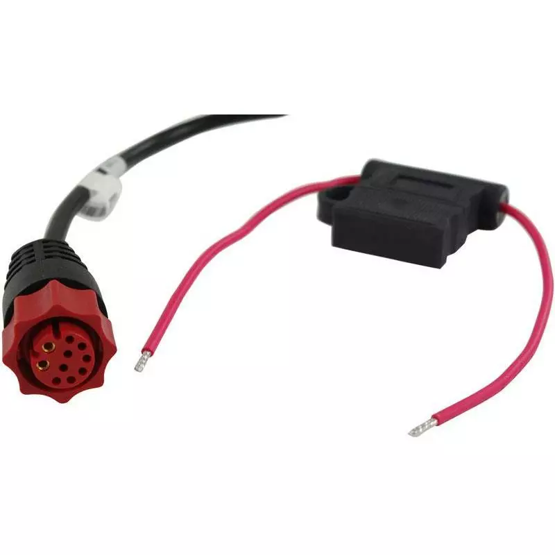 CABLE D ALIMENTATION LOWRANCE PRISE ROUGE POUR SONDEUR HDS/ELITE-TI ET HOOK SANS NMEA0183 1 CABLE D ALIMENTATION LOWRANCE PRISE ROUGE POUR SONDEUR HDS/ELITE-TI ET HOOK SANS NMEA0183
