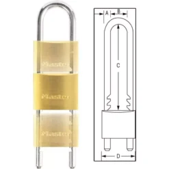 CADENAS MASTER LOCK ANSE AMOVIBLE ET REGLABLE