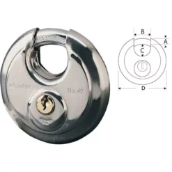 CADENAS MASTER LOCK DISQUE