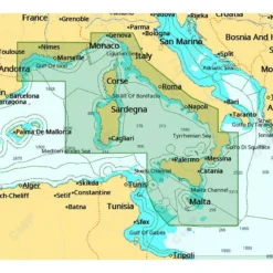 CARTOGRAPHIE C-MAP CENTRALE MEDITERRANEE EM-D143.48