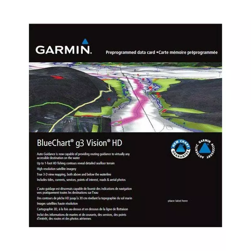 CARTOGRAPHIE GARMIN BLUECHART G3 VISION REGULAR 1 CARTOGRAPHIE GARMIN BLUECHART G3 VISION REGULAR