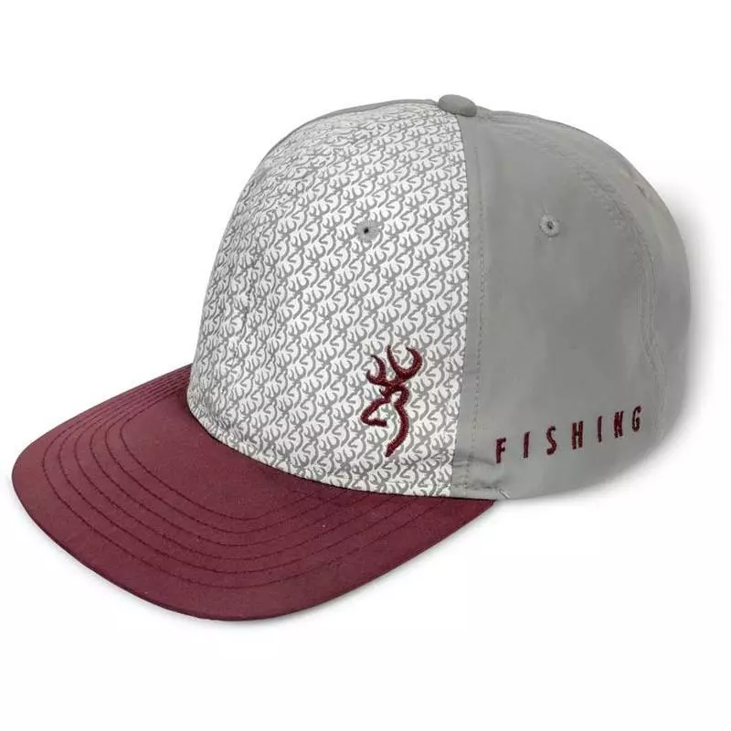 CASQUETTE HOMME BROWNING SUMMER CAP - GRIS/BORDEAUX 1 CASQUETTE HOMME BROWNING SUMMER CAP - GRIS/BORDEAUX