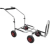 CHARIOT RIVE TRANSPORTER INOX 4 ROUES