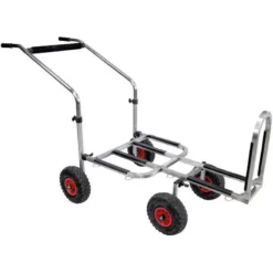 CHARIOT RIVE TRANSPORTER INOX 4 ROUES
