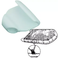 CROCHET NYLON PLAT EUROMARINE POUR BACHE DE PNEUMATIQUE - PAR 4