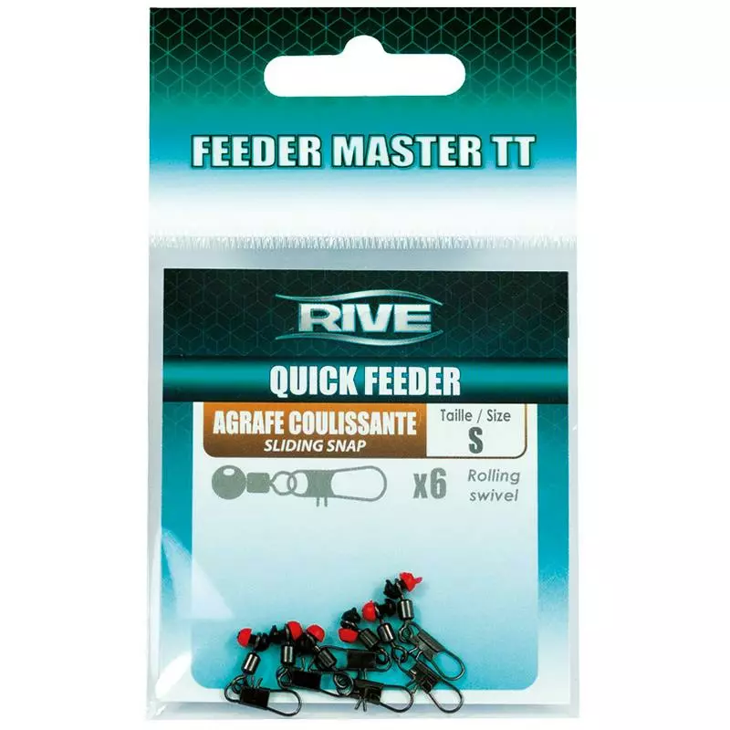 EMERILLON AGRAFE COULISSANT RIVE QUICK FEEDER MASTER TT - PAR 6 1 EMERILLON AGRAFE COULISSANT RIVE QUICK FEEDER MASTER TT - PAR 6