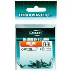 EMERILLON ROLLING AGRAFE RIVE FEEDER MASTER TT - PAR 10