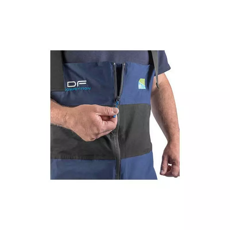 ENSEMBLE VESTE + SALOPETTE HOMME PRESTON INNOVATIONS DF COMPETITION SUIT - NOIR/BLEU 5 ENSEMBLE VESTE + SALOPETTE HOMME PRESTON INNOVATIONS DF COMPETITION SUIT - NOIR/BLEU – Image 5