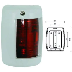 FEU BABORD ROUGE EUROMARINE PETIT MODELE