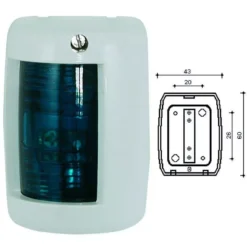 FEU TRIBORD VERT EUROMARINE PETIT MODELE