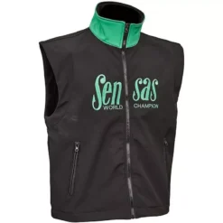 GILET SANS MANCHE HOMME SENSAS SCOTLAND - NOIR/VERT