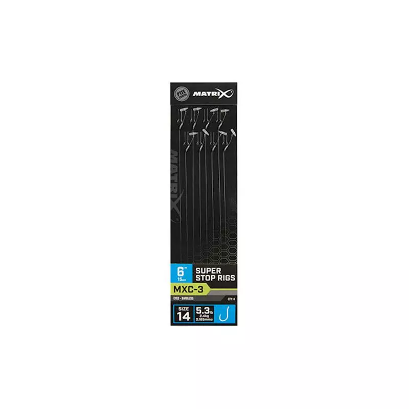 HAMEÇON MONTÉ FOX MATRIX MXC-3 6” SUPER STOP RIGS - PAR 8 1 HAMEÇON MONTÉ FOX MATRIX MXC-3 6” SUPER STOP RIGS - PAR 8