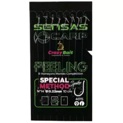 HAMEÇON MONTÉ SENSAS METHOD SPIKE 4015