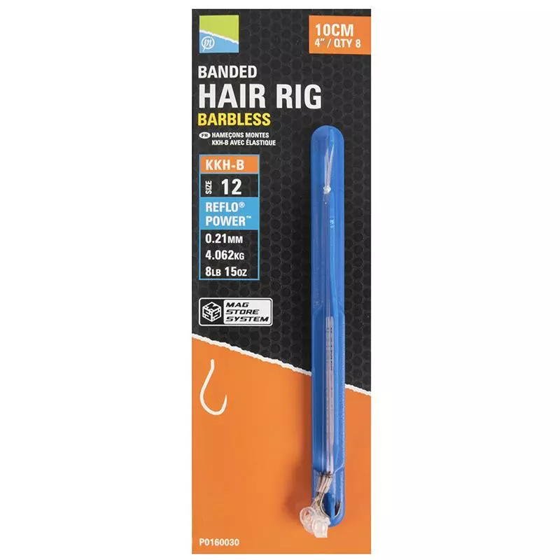 HAMEÇON MONTÉS PRESTON INNOVATIONS KKH-B BANDED HAIR RIG 1 HAMEÇON MONTÉS PRESTON INNOVATIONS KKH-B BANDED HAIR RIG