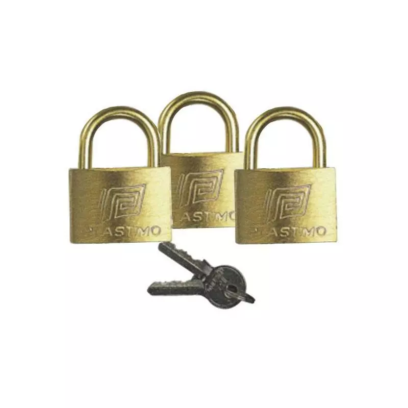 LOT DE 3 CADENAS 40MM PLASTIMO 1 LOT DE 3 CADENAS 40MM PLASTIMO