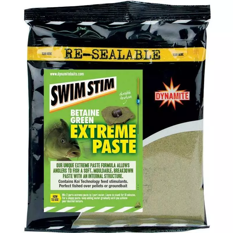PATE D ESCHAGE DYNAMITE BAITS EXTREME PASTE SWIM STIM BETAINE GREEN 1 PATE D ESCHAGE DYNAMITE BAITS EXTREME PASTE SWIM STIM BETAINE GREEN