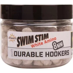 PELLET DYNAMITE BAITS DURABLE HOOK PELLET SWIM STIM WHITE AMINO