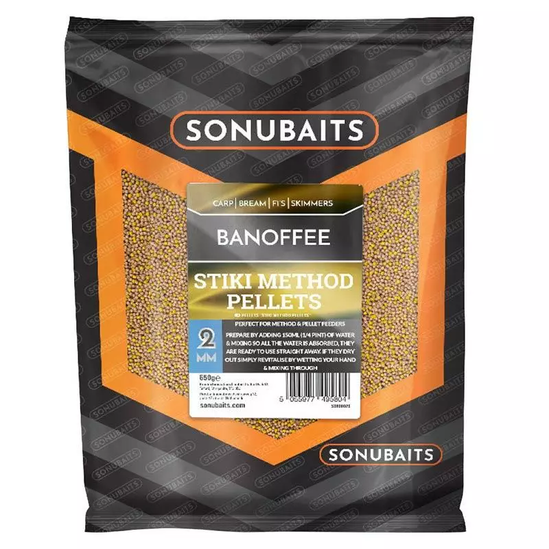 PELLETS SONUBAITS STIKI BANOFFEE METHOD 1 PELLETS SONUBAITS STIKI BANOFFEE METHOD