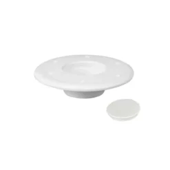 PLATINE BASSE NYLON A ENCASTRER PLASTIMO