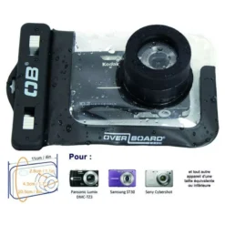 POCHETTE ETANCHE OVERBOARD POUR APPAREIL PHOTO AVEC ZOOM