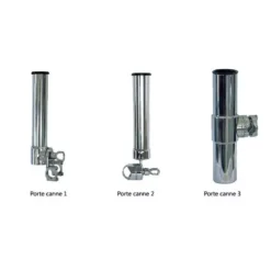 PORTE CANNE ORIENTABLE FIXATION SUR TUBE PLASTIMO