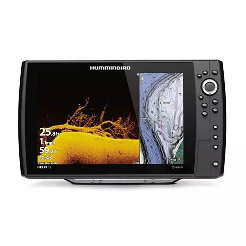 SONDEUR GPS HUMMINBIRD HELIX 12G4N CHIRP MEGA DI+ 1 SONDEUR GPS HUMMINBIRD HELIX 12G4N CHIRP MEGA DI+