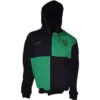 SWEAT HOMME CAPUCHE SENSAS HARLEQUIN - NOIR/VERT