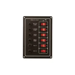 TABLEAU ELECTRIQUE PLASTIMO ALUMINIUM - 6 INTERRUPTEURS