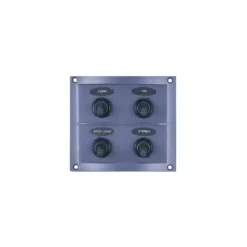 TABLEAU ELECTRIQUE PLASTIMO ETANCHE - 4 INTERRUPTEURS