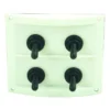 TABLEAU ETANCHE EUROMARINE ABS - 4 INTERRUPTEURS