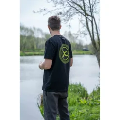 TEE SHIRT MANCHES COURTES HOMME FOX MATRIX LARGE LOGO T-SHIRT - NOIR -Sensas Rive Magasin tee shirt manches courtes homme fox matrix large logo noir z 2516 251677 9