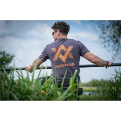 TEE SHIRT MANCHES COURTES HOMME GURU AVENTUS TEE - CHARCOAL -Sensas Rive Magasin tee shirt manches courtes homme guru aventus charcoal z 2768 276812 3