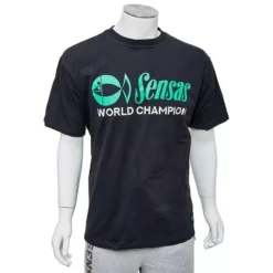 TEE SHIRT MANCHES COURTES HOMME SENSAS WORLD CHAMPION - NOIR