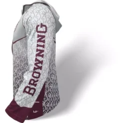 VESTE HOMME BROWNING SUNTOP - BLANC/BORDEAUX -Sensas Rive Magasin veste homme browning suntop blanc bordeaux z 2366 236633 3