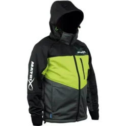 VESTE HOMME FOX MATRIX WIND BLOCKER FLEECE - NOIR/VERT