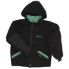 VESTE HOMME SENSAS WINDSTOPPER A CAPUCHE - NOIR/VERT