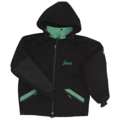 VESTE HOMME SENSAS WINDSTOPPER A CAPUCHE - NOIR/VERT